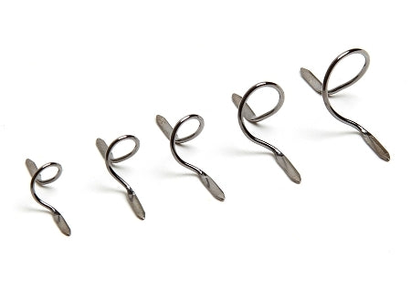 Anneaux universels Snake Brand, fil léger ECOating - Anneaux chromés pour canne à mouche