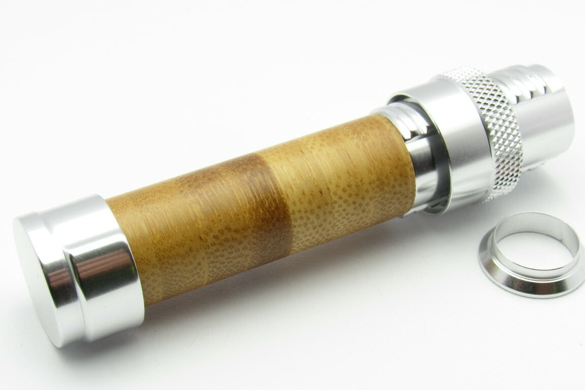 Garrison Style Downlock Reel Seat chrome with cork insert