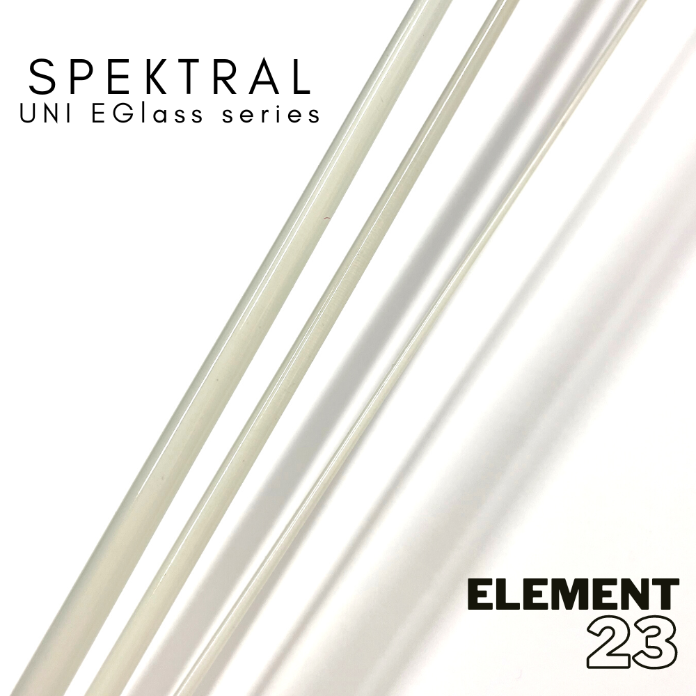 Élément 23 – Spectral Uni-Eglass Blank 602-3 6 pi 2 wt 3 pièces Transparent
