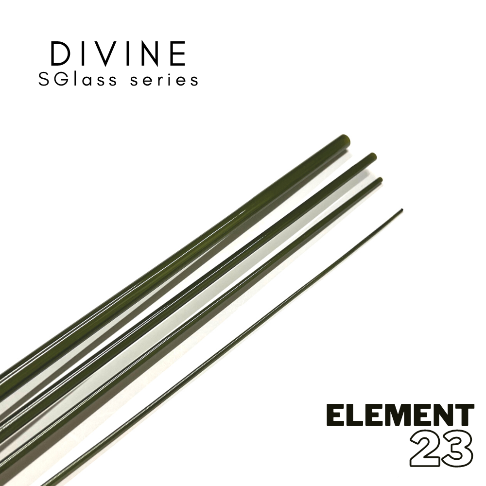 Élément 23 – Divine Sglass Blank 602-4 6 pi 2 wt 4 pièces olive