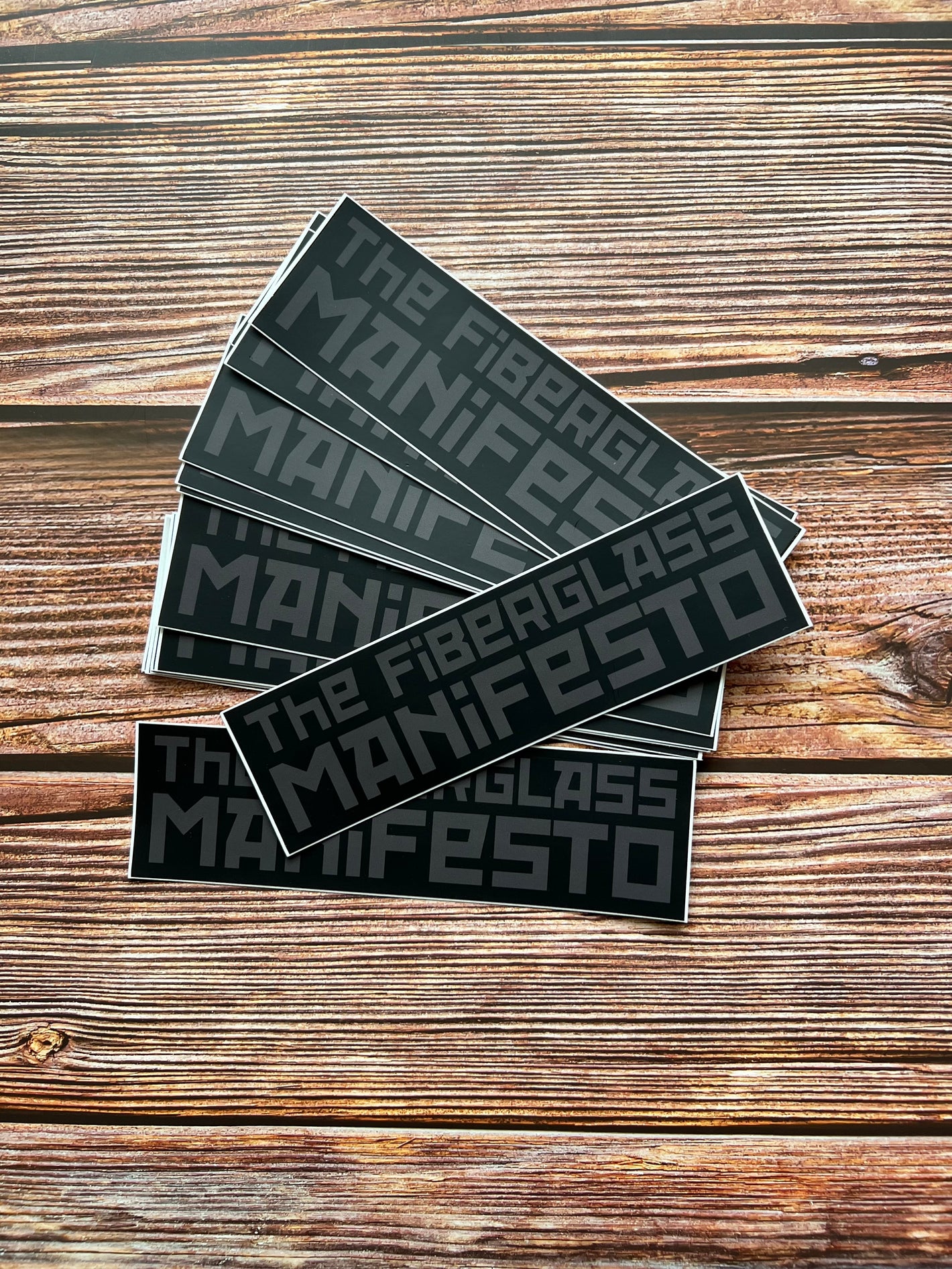 TFM - Autocollant rétro 17 cm noir