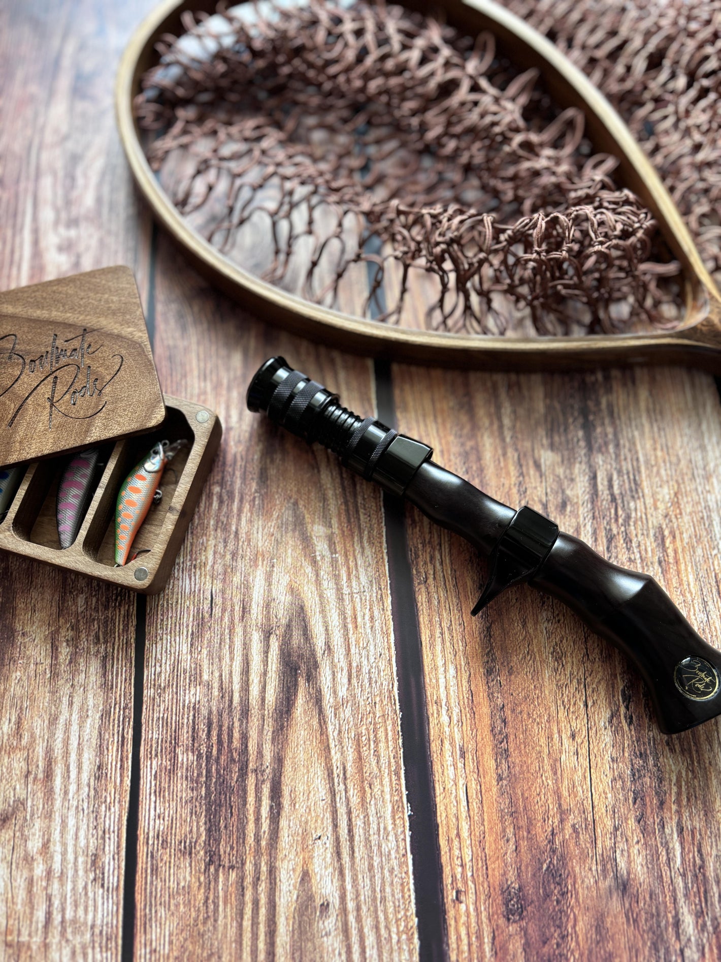 Soulmate Rods Studio Offset Grip Shigoto - Poignée de moulinet baitcasting