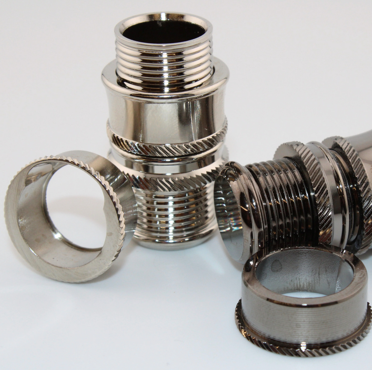 Avante XUL20 Uplock Reel Seat Bright Nickel Silver (Skeleton Hardware only)