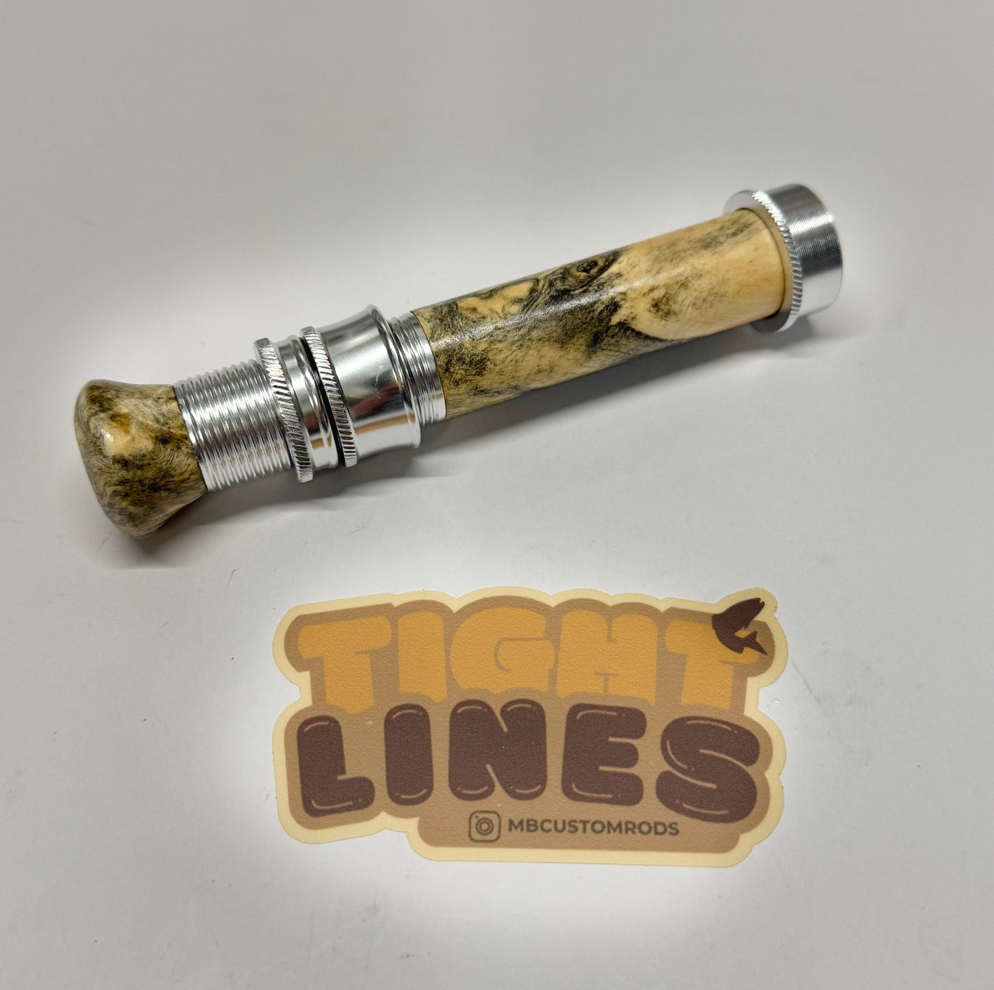 Avante Studio Parts Fly Rod Reel Seat Uplock silver incl. Insert