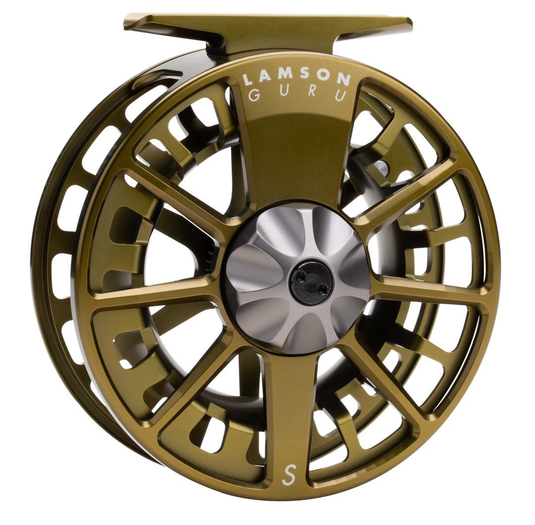 Moulinet à mouche Waterworks Lamson Guru S-3+ vert olive