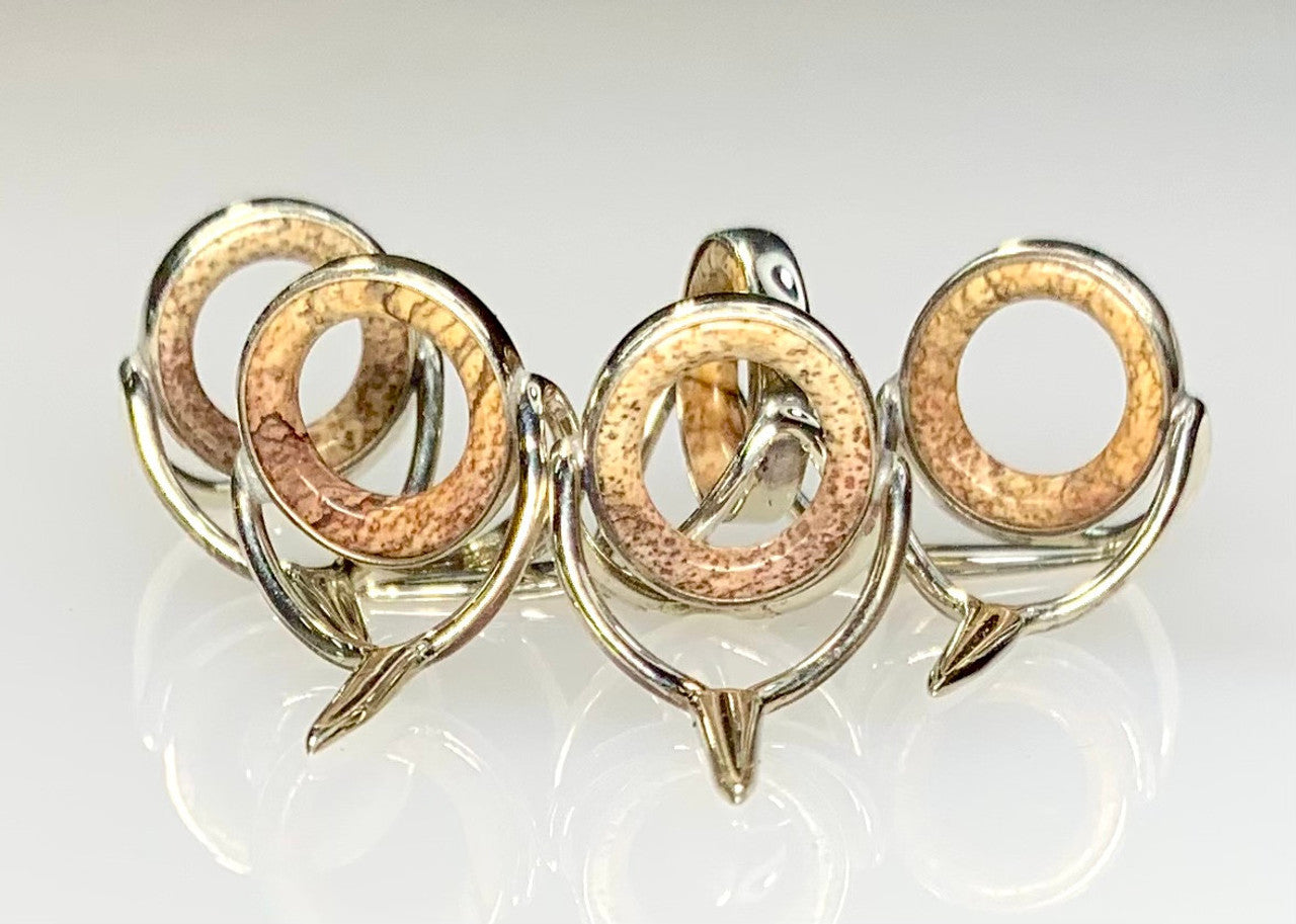 Bague Agate naturelle Struble USA 9mm