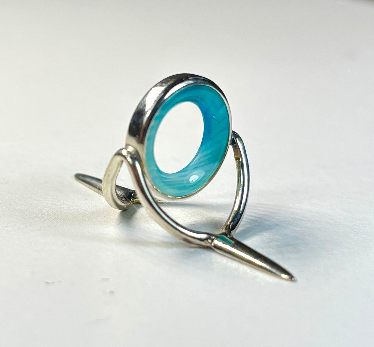 Bague Agate naturelle Struble USA 9mm