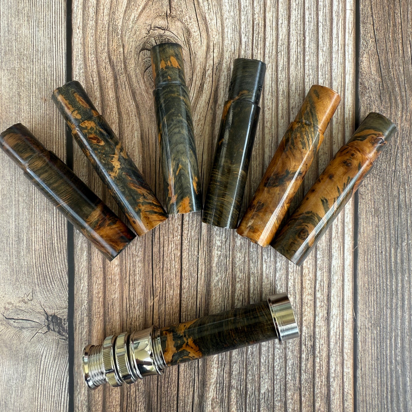 Inserts en bois fins pour porte-moulinets Snakebrand, Avante, Struble & Lemke LC1, LC7 Alps RAK7 et autres porte-moulinets de 16 mm