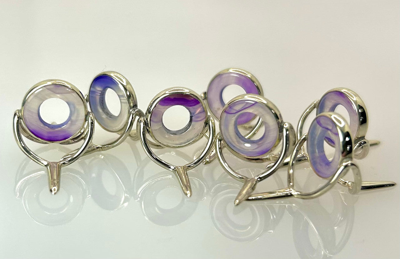 Bague Agate naturelle Struble USA 9mm