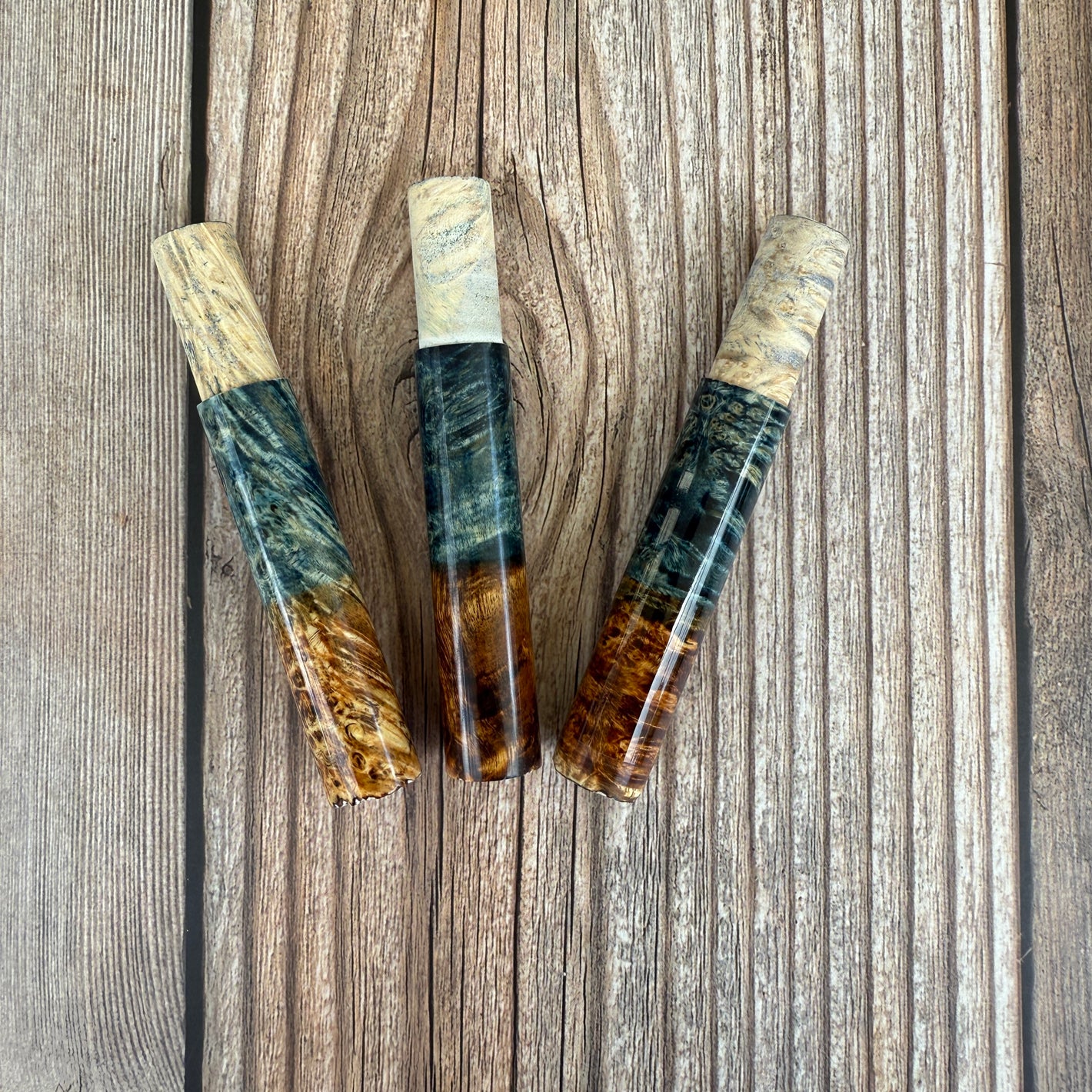 Inserts en bois fins pour porte-moulinets Snakebrand, Avante, Struble & Lemke LC1, LC7 Alps RAK7 et autres porte-moulinets de 16 mm