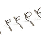Anneaux universels Snake Brand Snake - Anneaux chromés Ecoat pour canne à mouche