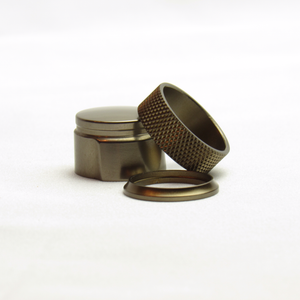 Lightweight Style Fly Rod Slide Band (Cap and Ring) Reel Seat Hardware Set - various colors