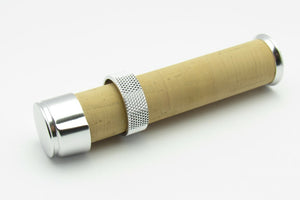 Cap &amp; Ring Downlock Fly Rod Reel Seat Ultralight - chrome