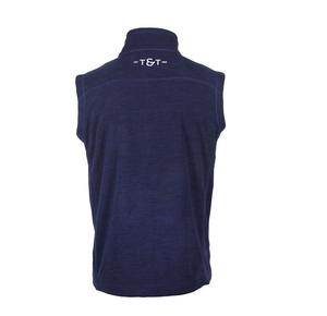 Thomas & Thomas Midnight Navy Thermal Fleece Vest