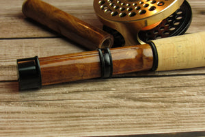 Cap &amp; Ring Downlock Fly Rod Reel Seat incl. Burl Insert