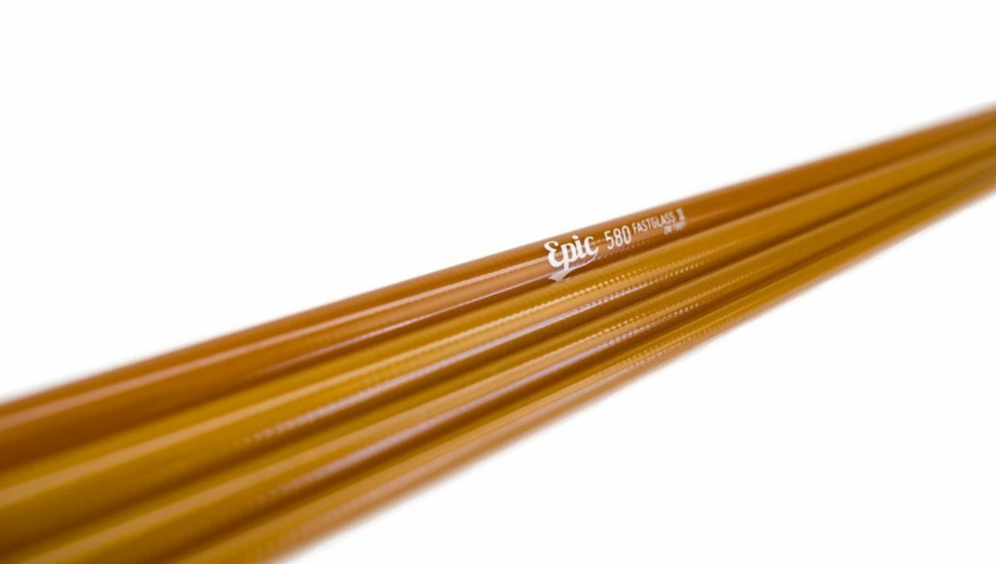 Epic Swift Fastglass II 580 5wt Fliegenruten Blank Amber