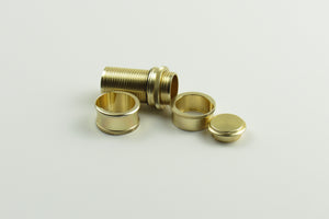 Ensemble de quincaillerie pour porte-moulinet Uplock pour canne à mouche Avante n° 4-6, doré
