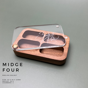 Soulmate Rods Classic Midge 4 Fly Box