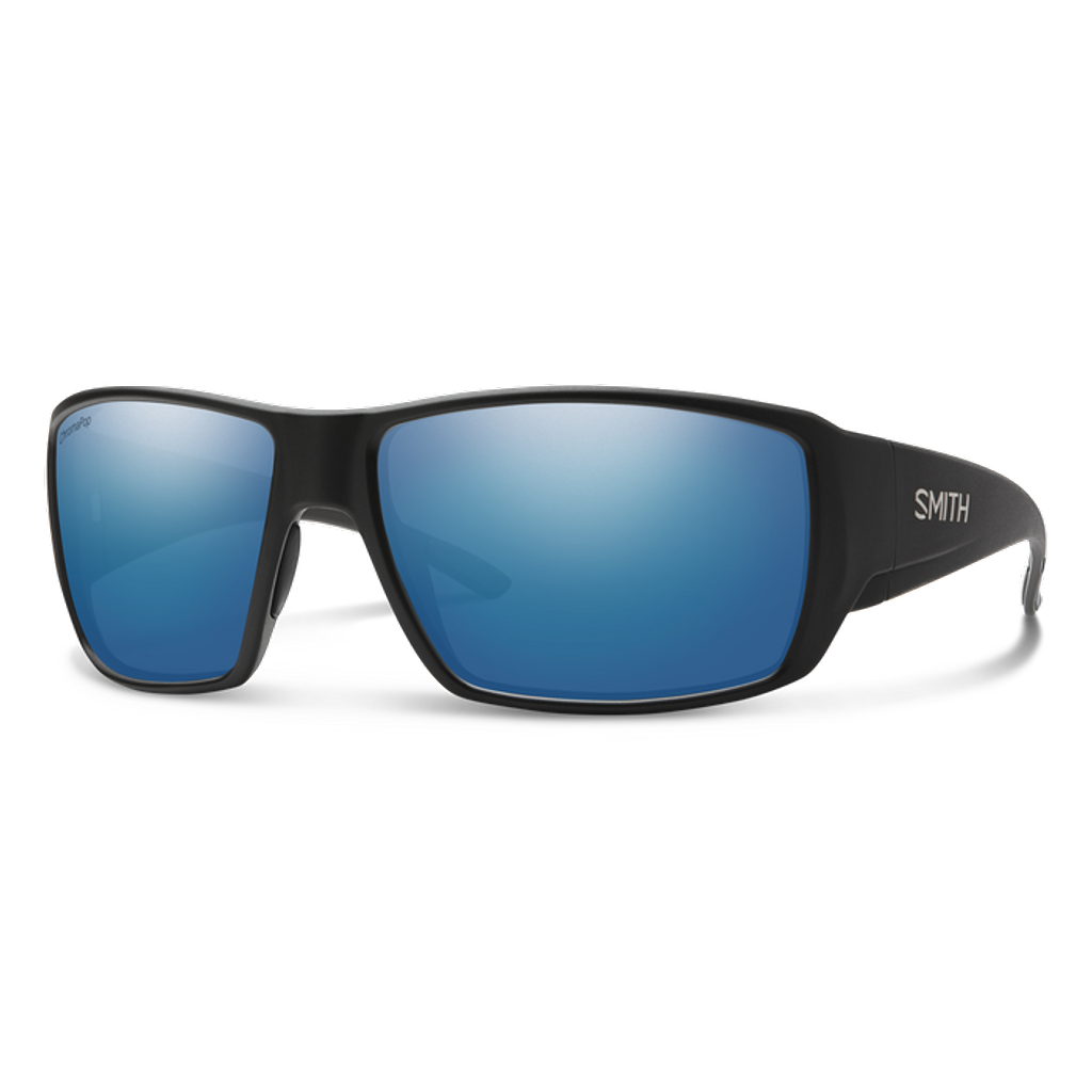 Smith Optics - Guide's Choice Matte Black Blue Mirror 