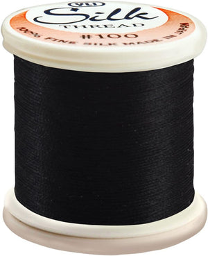 YLI Premium binding silk black BLK - 200m