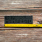 TFM - Throwback Decal Sticker 17cm black
