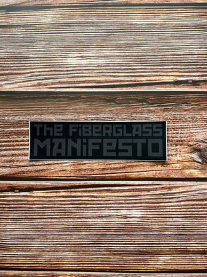 TFM - Throwback Decal Sticker 17cm black