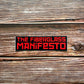 TFM - Throwback Decal Sticker 17cm red