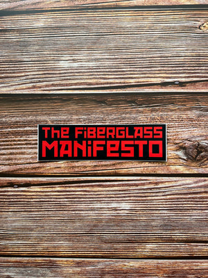 TFM - Throwback Decal Sticker 17cm red