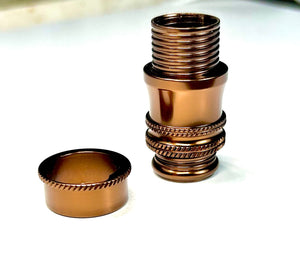 Struble U20 Bronze anodized uplock fly rod reel seat (skeleton hardware only)