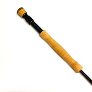 Fly rod reel seat &amp; handle set black Full Wells 7-9wt