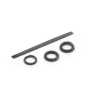 Snake Brand Hook Eye Ring &amp; Wire classic nickel silver