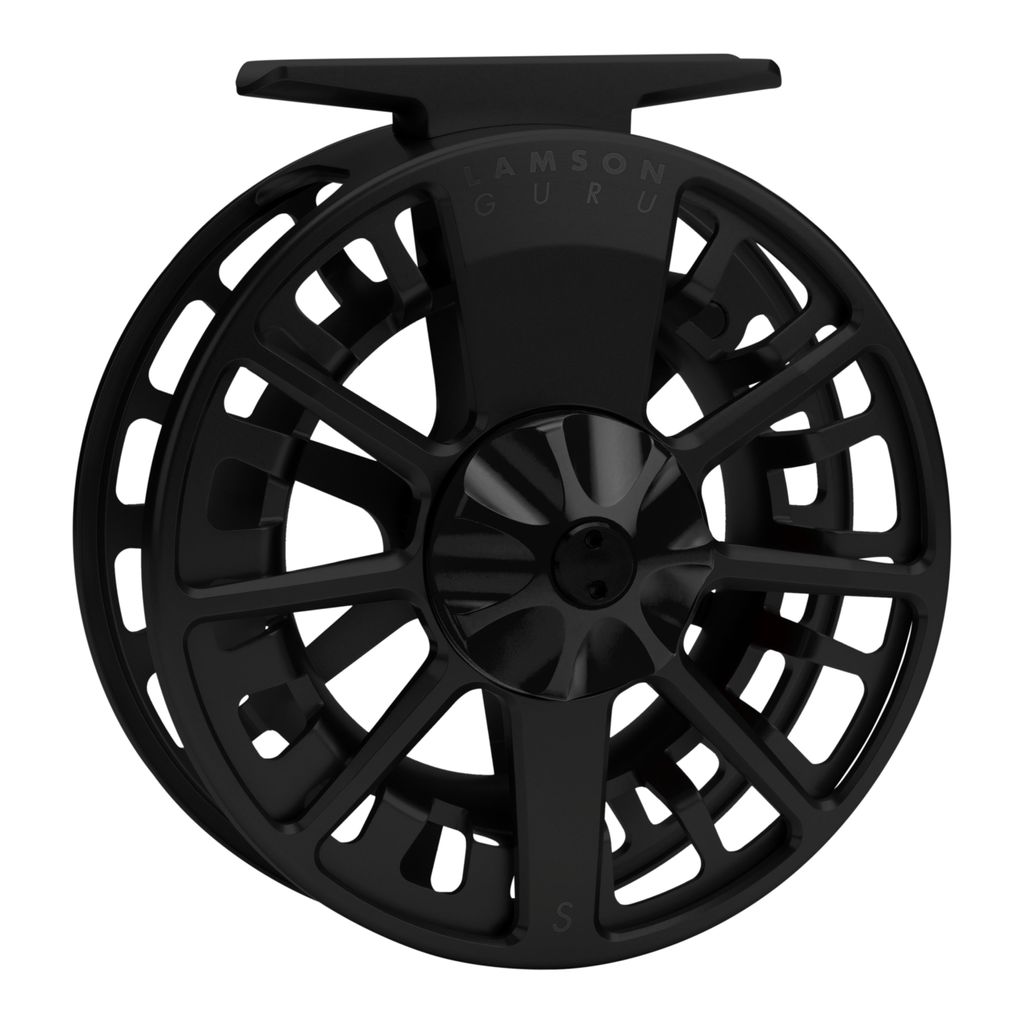 Waterworks Lamson Guru S -3+ Fly Reel Reel Blackout 