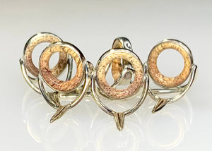 Struble USA natural Agate ring 9mm