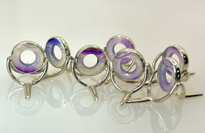 Struble USA natural Agate ring 9mm