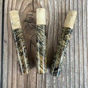Inserts en bois fins pour porte-moulinets Snakebrand, Avante, Struble &amp; Lemke LC1, LC7 Alps RAK7 et autres porte-moulinets de 16 mm