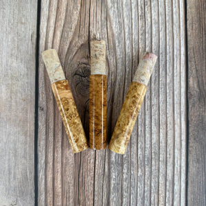 Inserts en bois fins pour porte-moulinets Snakebrand, Avante, Struble &amp; Lemke LC1, LC7 Alps RAK7 et autres porte-moulinets de 16 mm