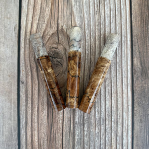 Inserts en bois fins pour porte-moulinets Snakebrand, Avante, Struble &amp; Lemke LC1, LC7 Alps RAK7 et autres porte-moulinets de 16 mm