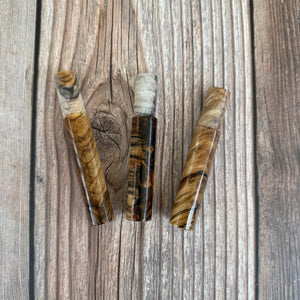 Inserts en bois fins pour porte-moulinets Snakebrand, Avante, Struble &amp; Lemke LC1, LC7 Alps RAK7 et autres porte-moulinets de 16 mm