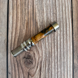 Snake Brand Uplock reel seat Bright Nickel & Black Nickel finish incl. stabilized insert