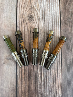 Snake Brand Uplock reel seat Bright Nickel & Black Nickel finish incl. stabilized insert