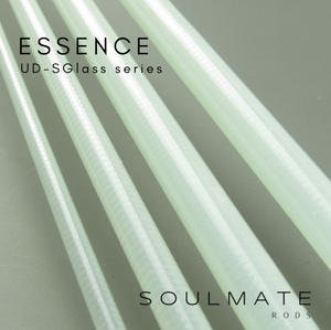 Soulmate Essence UD S-Glass Fiberglass Blank 805 - 8ft 5wt 4pc clear